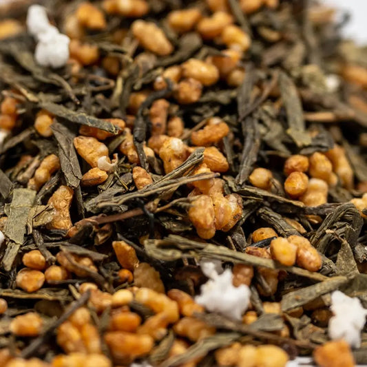 Genmaicha Special japán zöld tea (Tips & Buds). 100g