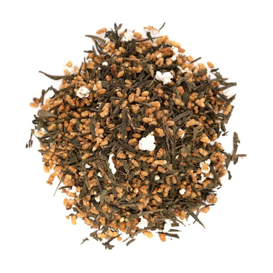 Genmaicha Special japán zöld tea (Tips & Buds). 100g