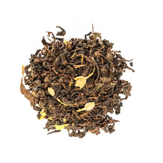 Jázmin oolong tea Kínából (Kínai Sárkány). 100g