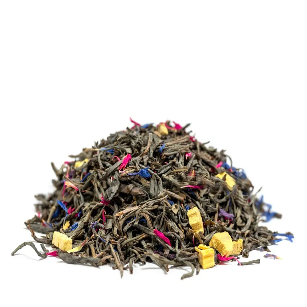 Édes bergamott zöld tea Kínából (kínai sárkány). 100g